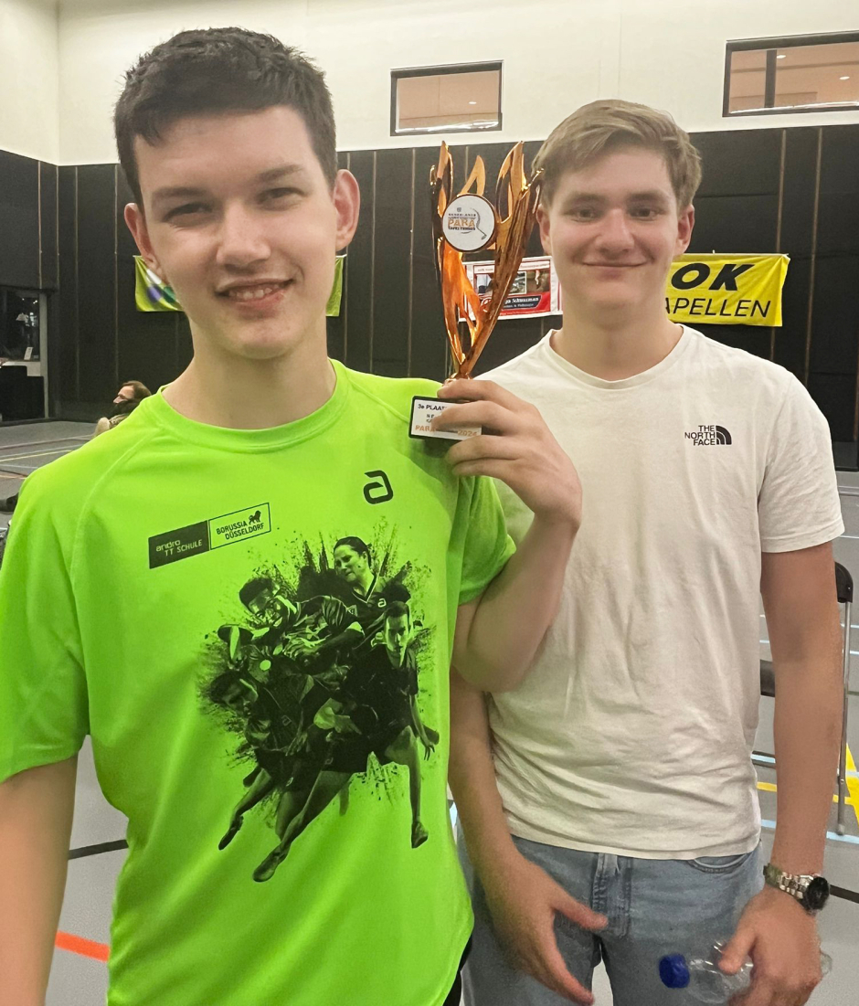 Met dank aan coach Jurre 3e op het NK